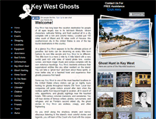 Tablet Screenshot of keywestparanormal.com